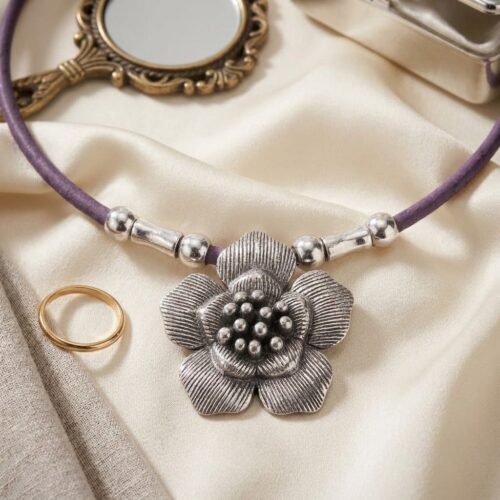 Collar Madeira morado