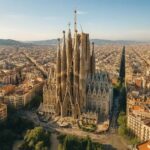 Basílica de la Sagrada Familia con Piso de Corcho