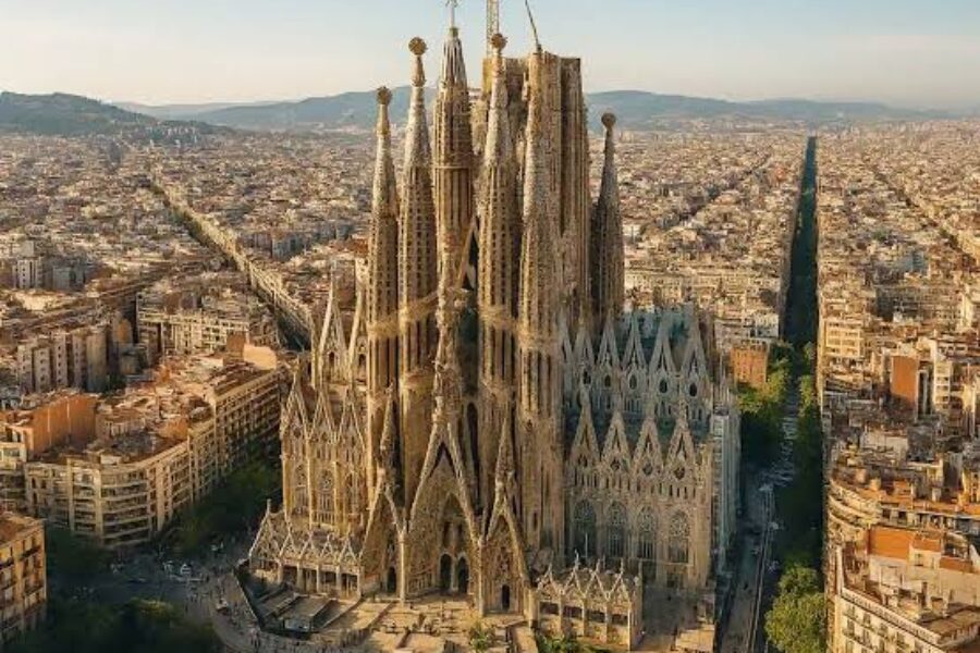 Basílica de la Sagrada Familia con Piso de Corcho